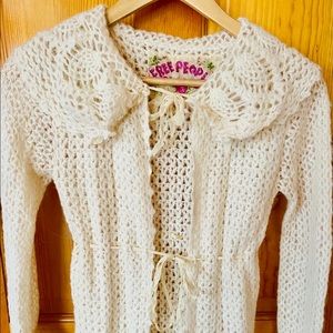 Free People crocheted duster